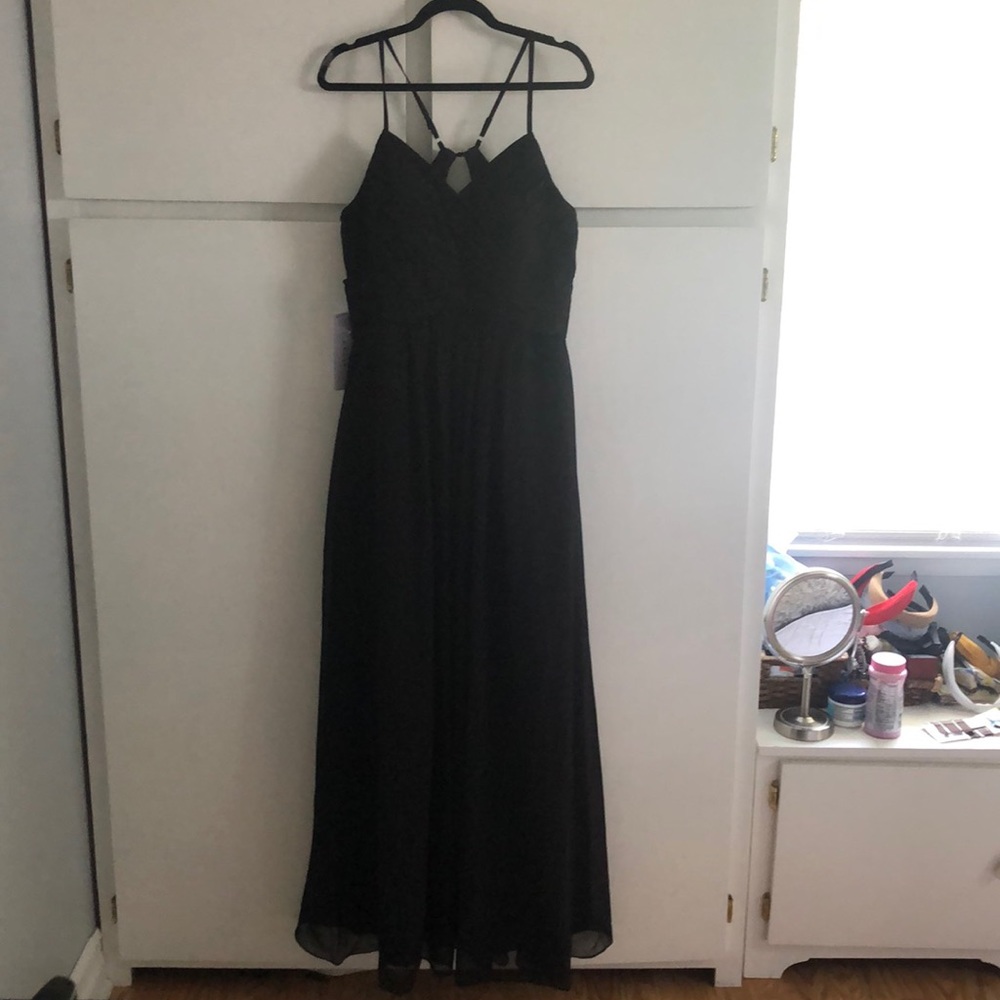 *NWT* Black Azazie Haleigh Bridesmaid Dress
